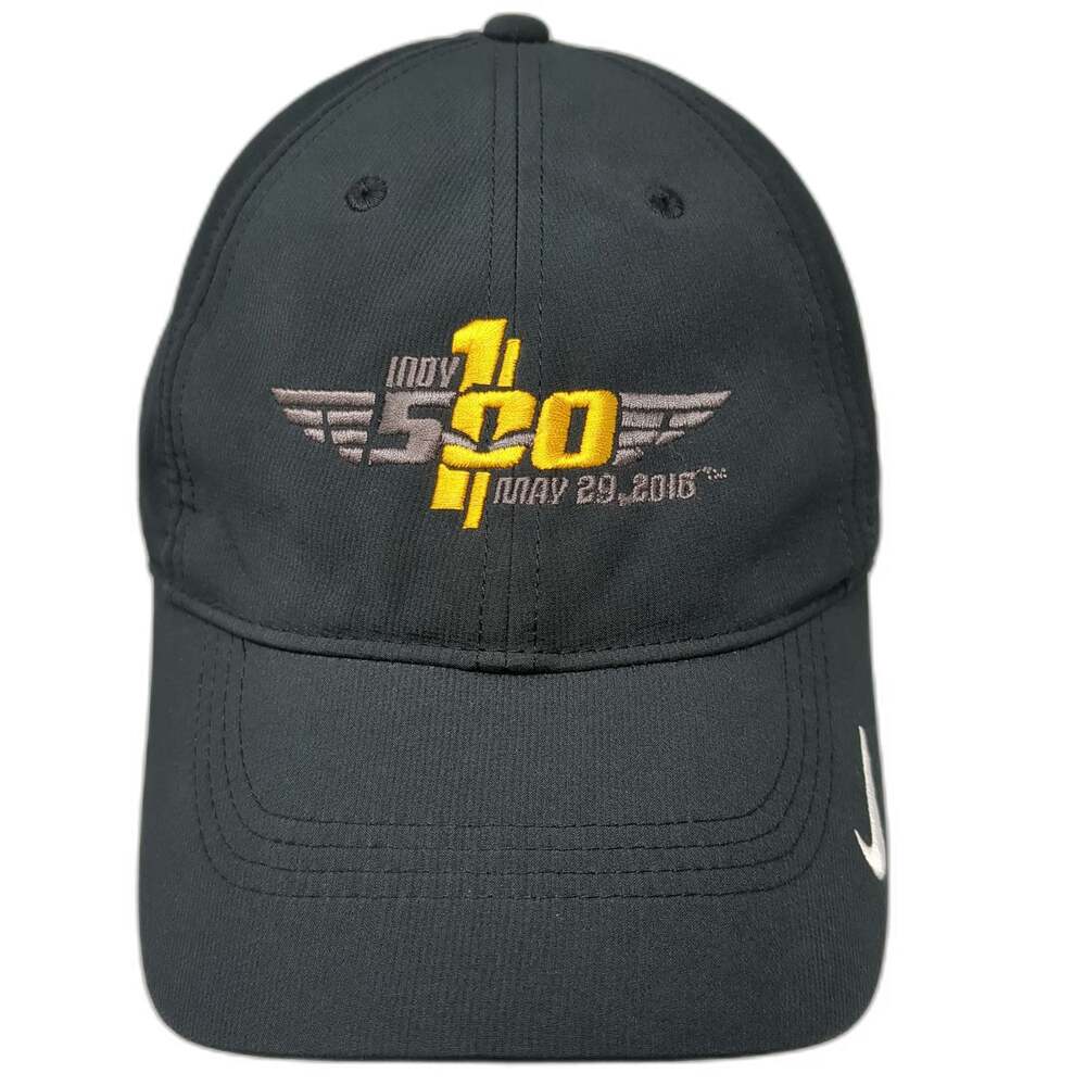 Nike Baseball Cap Black One Size Indy 500 100th Running 2016 Firestone Race Hat